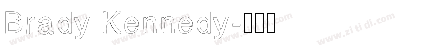 Brady Kennedy字体转换